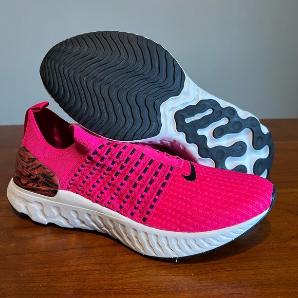 Nike React Phantom Run FK 2 Sneaker Shoes DQ7649 600 Pink - Picture 8 of 11